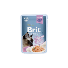  Brit Premium Cat Delicate Fillets in Gravy with Salmon for Sterilised – 85 g macskaeledel