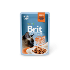 Brit Premium Cat Delicate Fillets pulyka szószban 85g macskaeledel