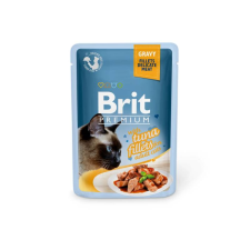 Brit Premium Cat Delicate Fillets tonhal szószban 85g macskaeledel