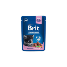 Brit premium Cat Pouches White Fish for Kitten 100 g macskaeledel