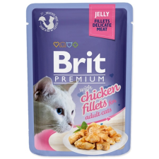 Brit Premium Delicate Fillets in Gravy with Chicken 24x85 g macskaeledel