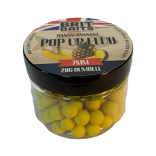  BritBaits Pop Up fluo Banán-Ananász 7 mm csali