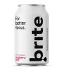 Brite Natural Energy Drink Málna menta, Energia szénsavas ital, Málna és menta, 330 ml