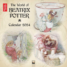  British Library: Beatrix Potter Wall Calendar 2024 (Art Calendar) naptár, kalendárium