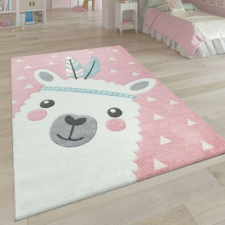  Broadway gyerekszőnyeg, babarózsaszín láma mintás 200x280 cm lakástextília