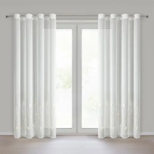  Broklyn fényáteresztő függöny Fehér 140x250 cm lakástextília