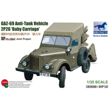  Bronco GAZ-69 Anti-Tank Vehicle 2P26 Baby Carriage 1:35 (CB35099) makett