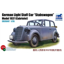  Bronco German Light Staff Car Stabswagen Mod. 1937 (Cabriolet) 1:35 (CB35047) makett