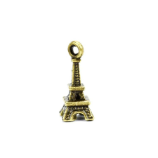  Bronz szinű Eiffel torony, mérete: 7x18 mm dekorációs kellék
