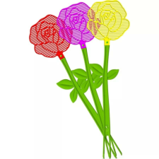  Bros légycsapó műanyag virágforma tisztító- és takarítószer, higiénia