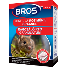 Bros rágcsálóirtó granulátum 7x20g tisztító- és takarítószer, higiénia