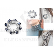  Bross dísz csiszolt kövekkel bross