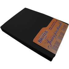 Brotex Jersey prostěradlo černé, 180 × 200 cm dvojlůžko lakástextília