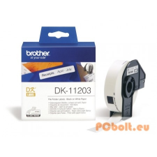 Brother DK-11203 elővágott öntapadós címke 300db/tekercs 17mm x 87mm White etikett