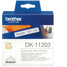 Brother dk-11203 fehér alapon fekete 17x87mm 400db címke/tekercses szalag dk11203 nyomtató kellék