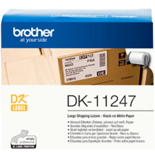 Brother DK-11247 elővágott öntapadós címke 180db/tekercs 103mm x 164mm White etikett