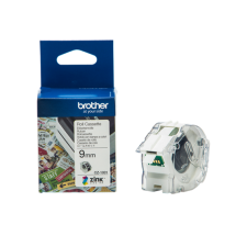  BROTHER Etikett címke CZ-1001, színes, folytonos szalagtekercs, 9mm, 5m etikett
