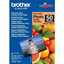 Brother Fotópapír BP71GP50, 50db/csomag fényképező tartozék
