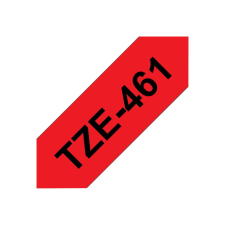 Brother laminated tape TZe-461 - Black on red (TZE461) nyomtató kellék