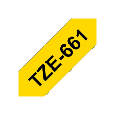 Brother laminated tape TZe-661 - Black on yellow (TZE661) nyomtató kellék