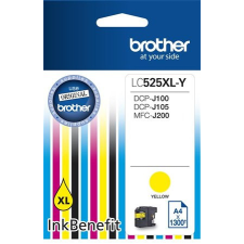  BROTHER LC525XLY Tintapatron DCP-J100, J105 nyomtatókhoz, BROTHER, sárga, 1300 oldal nyomtatópatron & toner