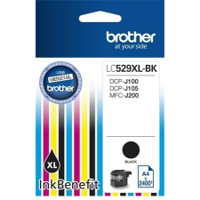 Brother LC529XLB Tintapatron DCP-J100, J105 nyomtatóhoz, BROTHER fekete, 2400 oldal (TJBLC529XLB) nyomtatópatron & toner