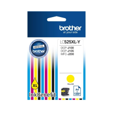 Brother LC-525XL-Y 1300 old. sárga eredeti tintapatron nyomtatópatron & toner