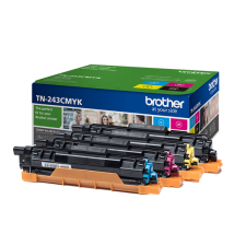 Brother toner tn-243cmyk, standard - 1.000 oldal (iso/iec 19798), színkészlet tn243cmyk nyomtatópatron & toner