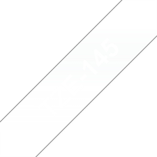 Brother TZE-145 laminált P-touch szalag (18mm) White on Clear - 8m nyomtató kellék