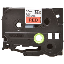 Brother TZe-461 laminált P-touch szalag (36mm) Black on Red - 8m etikett