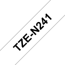 Brother TZe-N241 P-touch szalag (18mm) Black on White - 8m nyomtató kellék