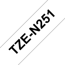 Brother TZe-N251 P-touch szalag (24mm) Black on White - 8m címkézőgép