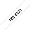 Brother TZE-S221 laminált P-touch szalag (9mm) Black on White - 8m