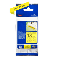Brother TZE-S641 laminált P-touch szalag (18mm) Black on Yellow - 8m címkézőgép
