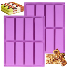  Brownie, müzli szelet szilikon forma-8 részes sütés és főzés