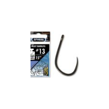 Browning Sphere Beast Barbless Horog Szemes #13 Black Nikkel horog
