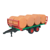 Bruder Bálaszállító pótkocsi 8 körbálával (02220)