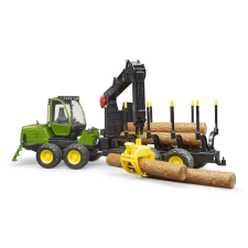 Bruder fa szállító John Deere autópálya és játékautó