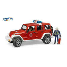  Bruder Jeep Rubicon tűzoltóautó tűzoltóval (02528) autópálya és játékautó