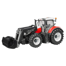 Bruder Steyr 6300 Terrus CVT Traktor elülső markolóval (1:16) (03181) autópálya és játékautó