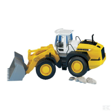 Bruder U02430 Gumikerekes homlokrakodó, Liebherr L574 autópálya és játékautó