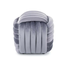  Bruni Velvet Szürke Bársony Puff Dekorációs Párna bútor