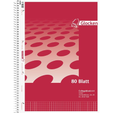 BRUNNEN glocken a4 80l lefűzhető kockás spirálfüzet 5067828 füzet