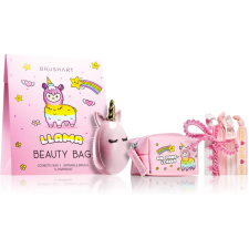BrushArt KIDS Llama beauty bag ajándékszett Llama beauty bag pink (gyermekeknek) kozmetikai ajándékcsomag