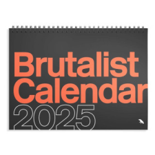 Brutalist Calendar 2025 naptár, kalendárium