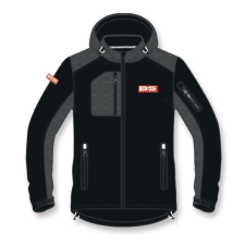 BS BATTERY BS Factory Softshell Dzseki - Fekete/Szürke Méret XXL motoros kabát