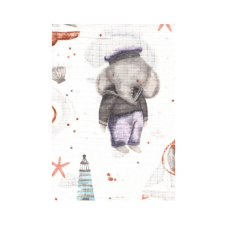 BS Textil pelenka 1db-os - Elefántos mosható pelenka