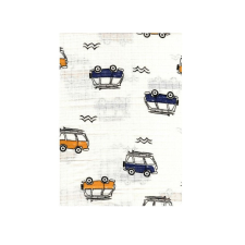 BS Textil pelenka 1db-os - Kék/Sárga Busz mosható pelenka