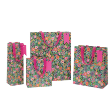  BSB Glick ajándéktasak (26x31,5x13,5 cm) apró virágos (5) ajándéktasak