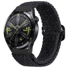 BSTRAP Braid Nylon szíj Huawei Watch GT2 42mm, black okosóra kellék
